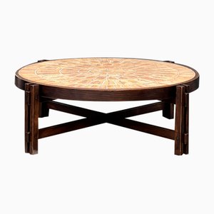 Round Coffee Table by R. Capron, 1960s-RHZ-2033435