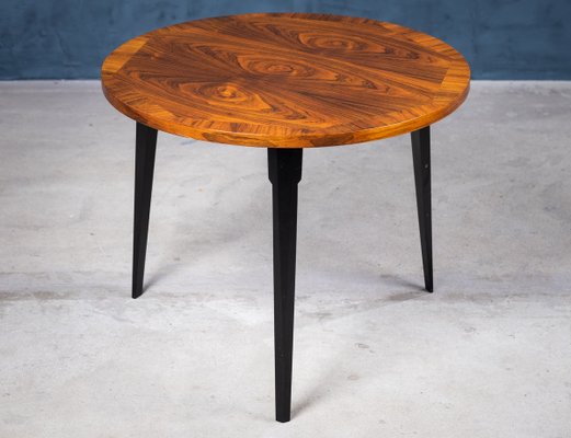 Round Coffee Table in Rosewood, Denmark, 1960s-ZGQ-945959