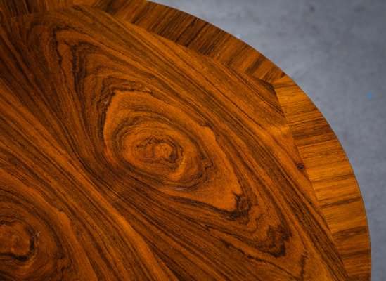 Round Coffee Table in Rosewood, Denmark, 1960s-ZGQ-945959