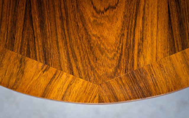 Round Coffee Table in Rosewood, Denmark, 1960s-ZGQ-945959