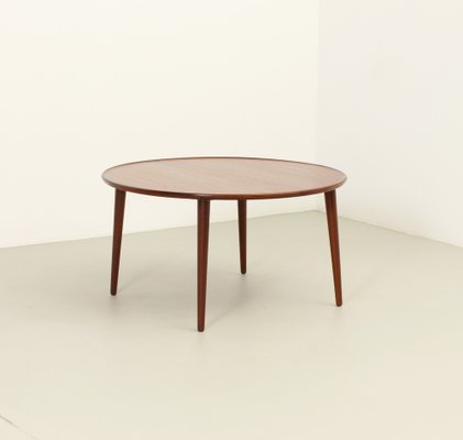 Round Coffee Table in Teak Wood by Bc Møbler, Denmark, 1960s-UB-1818673