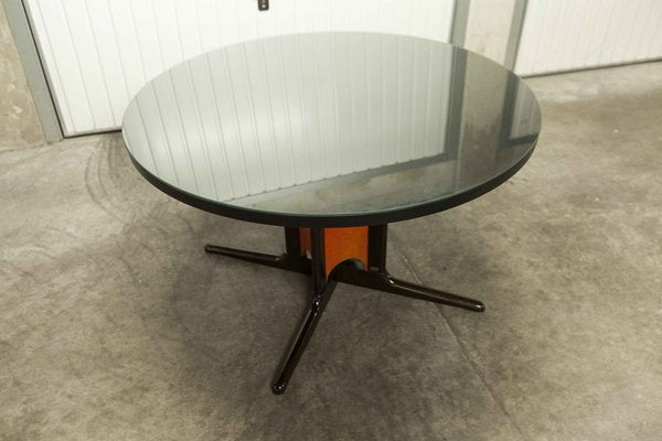 Round Dining Table & Armchairs, Set of 7-VQY-1371588