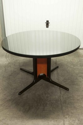 Round Dining Table & Armchairs, Set of 7-VQY-1371588