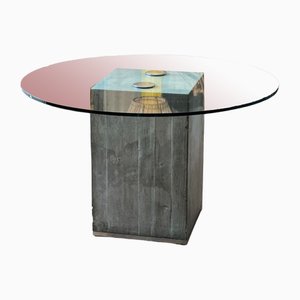 Round Dining Table attributed to Sergio & Giorgio Saporiti, 1970s-RHZ-2033447