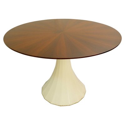 Round Dining Table with Star Veneered Top-FGA-922552