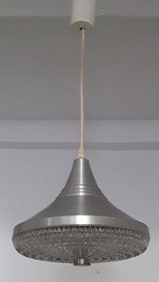 Round Funnel-Shaped Aluminum Ceiling Lamp, 1970s-HOI-777049