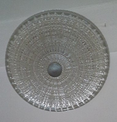 Round Funnel-Shaped Aluminum Ceiling Lamp, 1970s-HOI-777049