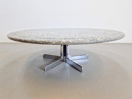 Round Granite Coffee Table by Ammannati & Vitelli for Bruno Brunati, 1970s-AXJ-1702239