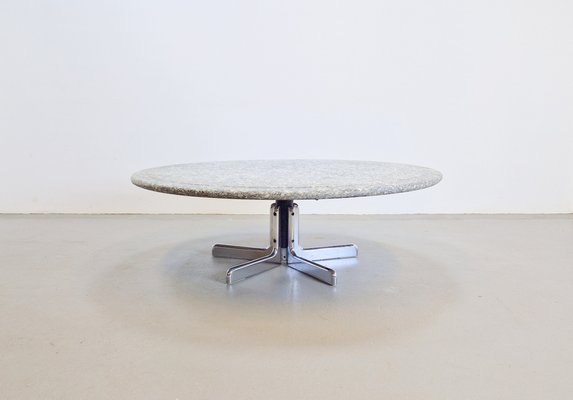 Round Granite Coffee Table by Ammannati & Vitelli for Bruno Brunati, 1970s-AXJ-1702239