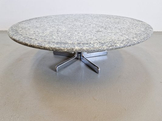 Round Granite Coffee Table by Ammannati & Vitelli for Bruno Brunati, 1970s-AXJ-1702239