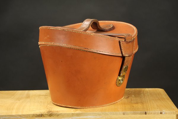 Round Leather Hat Trunk-EMZ-1220376