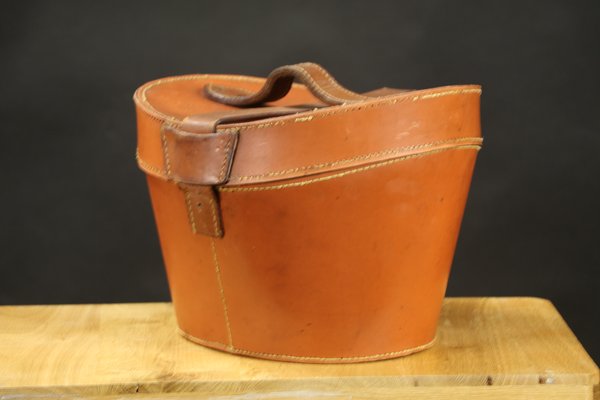 Round Leather Hat Trunk-EMZ-1220376