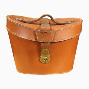 Round Leather Hat Trunk-EMZ-1220376