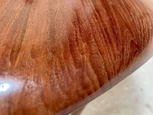 Round Minerva FD 515 Teak Coffee Table with Cane Shelf by Peter Hvidt & Orla Mølgaard-Nielsen for France & Son, Denmark, 1960s-JP-1387953