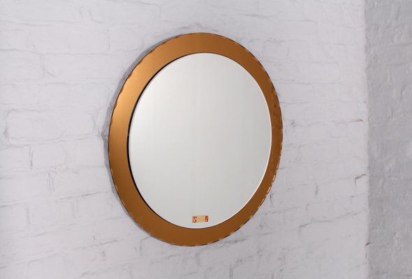 Round Mirror in Beveled Style by Max Ingrand for Planilux-OWS-1001102