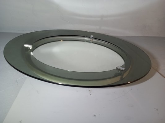 Round Mirror in Smoked Glass from Veca-OHK-1722232