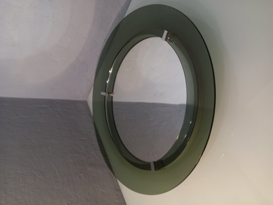 Round Mirror in Smoked Glass from Veca-OHK-1722232