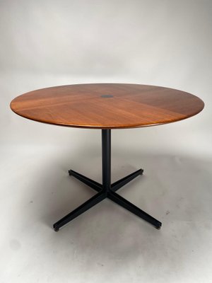 Round Mod. T41 Table in Rosewood attributed to Osvaldo Borsani for Tecno, Italy, 1958-KKZ-1814207