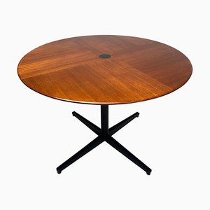 Round Mod. T41 Table in Rosewood attributed to Osvaldo Borsani for Tecno, Italy, 1958-KKZ-1814207