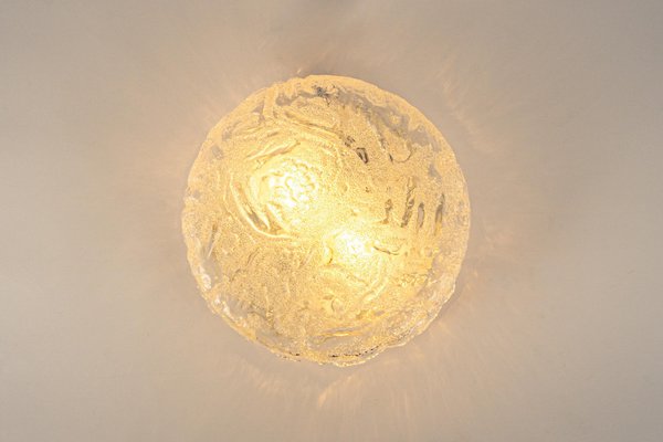 Round Murano Glass Flush Mount by Limburg, Germany, 1970s-UGR-1181935