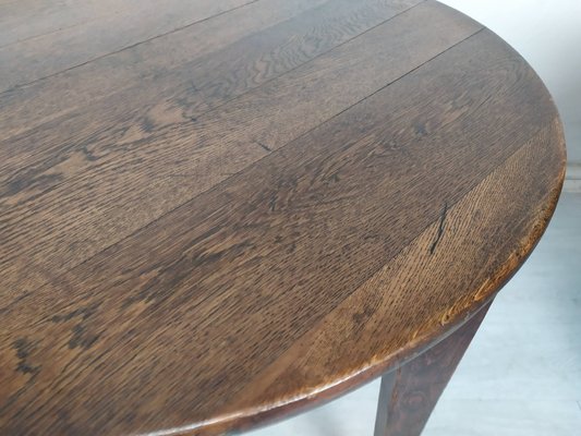 Round Oak Farm Table-EAD-1716645