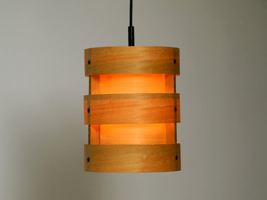 Round Plywood Lamella Pendant Lamp from Zicoli-RR-1754652