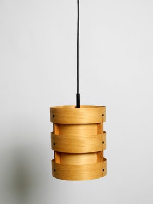 Round Plywood Lamella Pendant Lamp from Zicoli-RR-1754652