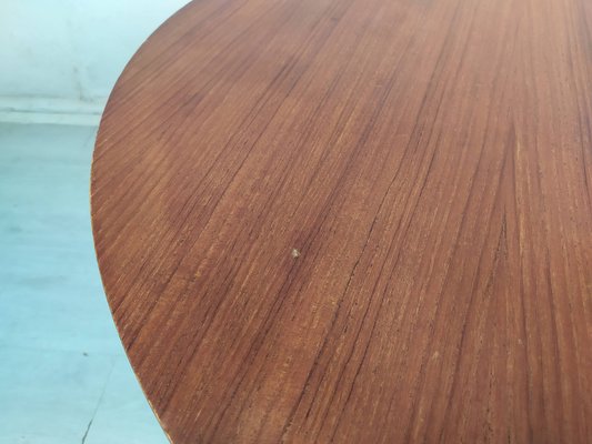 Round Teak Coffee Table, 1950s-EAD-1784398