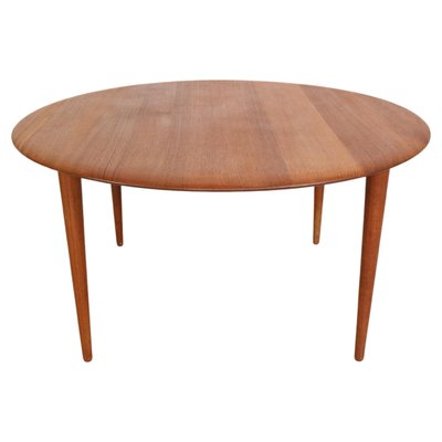 Round Teak Coffee Table by Peter Hvidt & Orla Mølgaard Nielsen for France & Son, 1950-DT-2026105