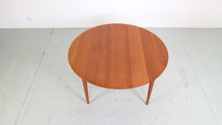 Round Teak Coffee Table by Peter Hvidt & Orla Mølgaard Nielsen for France & Son, 1950-DT-2026105