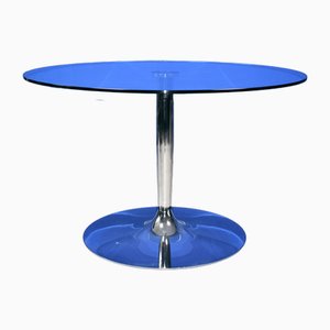 Round Tempered Glass Dining Table by Calligaris-GKV-1788388