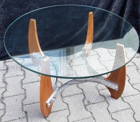 Round Vintage SoFath Coffee Table, 1970s-HOI-1000386