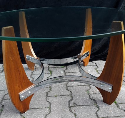 Round Vintage SoFath Coffee Table, 1970s-HOI-1000386