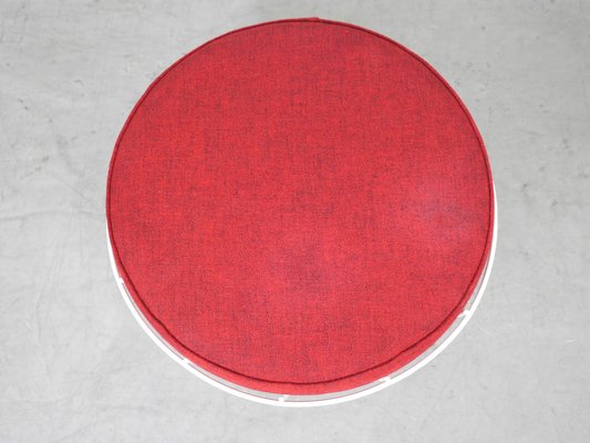 Round Wahthocker with Seat Cushion, Germany, 1950s-JV-1705902