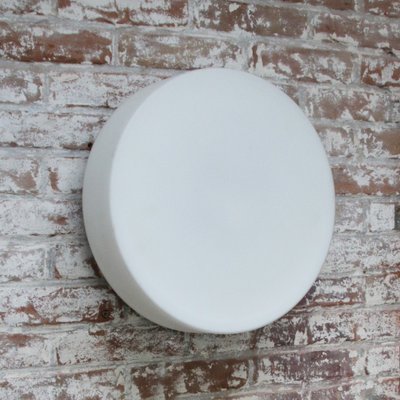 Round White Opaline Glass Wall Flush Mount from Bega Limburg-BLS-1409027