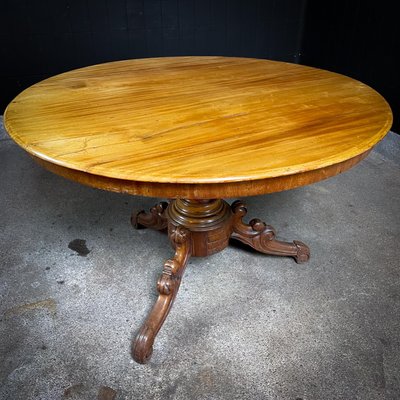 Round Wooden Dining Table-IA-1814005