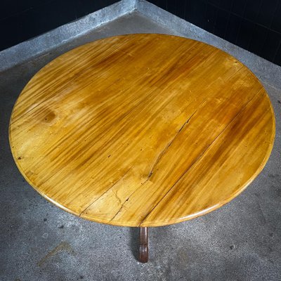 Round Wooden Dining Table-IA-1814005