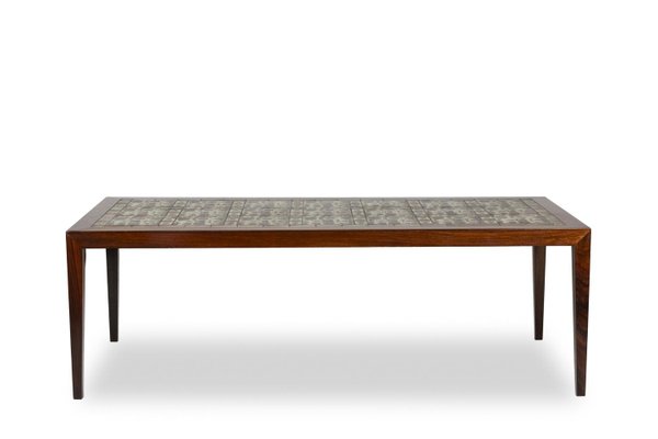 Royal Copenhagen Rosewood Coffee Table by Severin Hansen for Haslev Møbelsnedkeri, Denmark, 1960s-CEJ-1759745