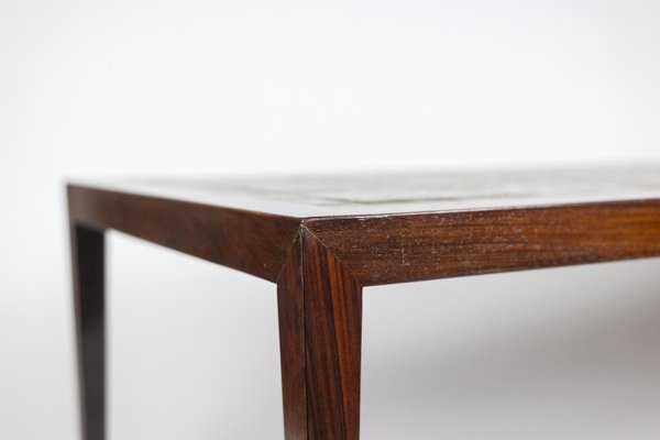 Royal Copenhagen Rosewood Coffee Table by Severin Hansen for Haslev Møbelsnedkeri, Denmark, 1960s-CEJ-1759745