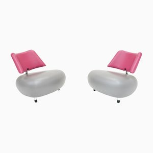 Rubber Pallone Pa Lounge Chairs by Roy De Scheemaker for Leolux, Set of 2-SES-1322913