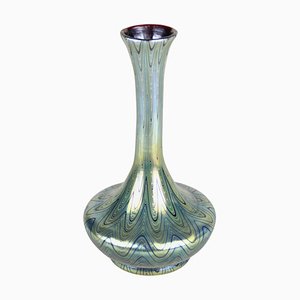 Rubin Phenomenon Genre 6893 Iriscident Glass Vase from Loetz Witwe, Bohemia, 1899-TQA-1322130