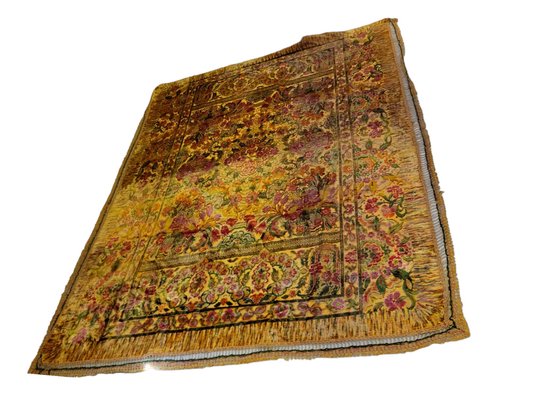 Rug with Handwoven Finishes and Central Medallion-TCS-1749504