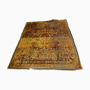 Rug with Handwoven Finishes and Central Medallion-TCS-1749504