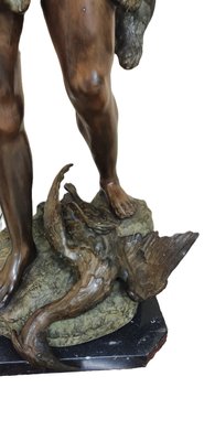 Rugiano, Boy with Bow, 1996, Bronze on Marble Base-HDX-2035622