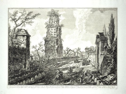 Ruins of an Ancient Tomb - G. B. Piranesi - 1762 1762-ZCI-759275