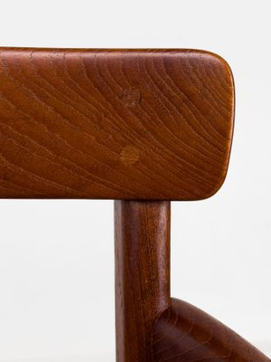 Rungstedlund Armchair in Teak and Leather by Ole Wanscher for P. Jeppesen, 1960s-QEQ-2024786