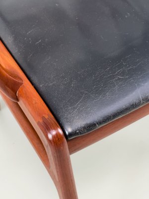 Rungstedlund Armchair in Teak and Leather by Ole Wanscher for P. Jeppesen, 1960s-QEQ-2024786