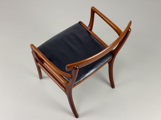 Rungstedlund Armchair in Teak and Leather by Ole Wanscher for P. Jeppesen, 1960s-QEQ-2024786