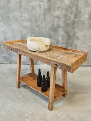 Rural Workbench Side Table, 1950s-IFQ-2028210