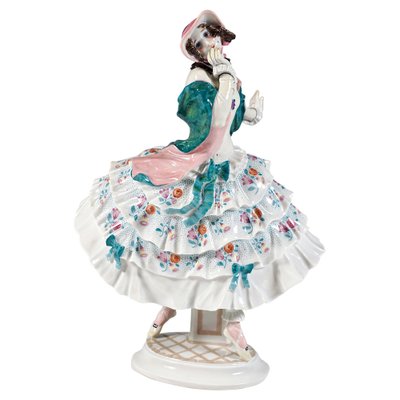 Russian Ballet Estrella Figurine attributed to Paul Scheurich for Meissen, 1930s-EMT-1763727